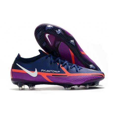 Nike Phantom GT2 Elite FG Herr UV - Navy Vit Lila