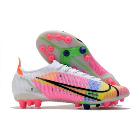Nike Mercurial Vapor XIV Elite AG-Pro Dragonfly - Vit Silver Mörklila