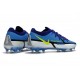 Nike Phantom GT2 Elite FG Herr Blå Gul Grå