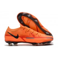 Fotbollsskor Nike Phantom GT II Elite FG Orange Svart