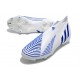 Fotbollsskor för Herrar adidas Predator Edge + FG Diamond Edge - Vit Blå