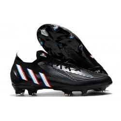 adidas Predator Edge.1 Low FG Herr Edge of Darkness - Svart Vit Röd