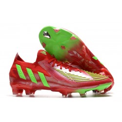 adidas Predator Edge.1 Low FG Herr Röd Grön