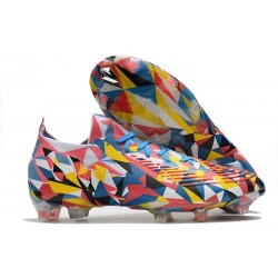 adidas Predator Edge.1 Low FG Herr Geometric - Blå Gul Röd LIMITED EDITION