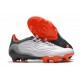 adidas Fotbollsskor Predator Edge.1 L FG WhiteSpark - Vit Röd Silver