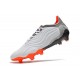 adidas Fotbollsskor Predator Edge.1 L FG WhiteSpark - Vit Röd Silver