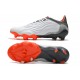 adidas Fotbollsskor Predator Edge.1 L FG WhiteSpark - Vit Röd Silver