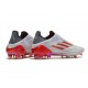 Fotbollsskor adidas X Speedflow+ FG Biały Żelazo Czerwony 
