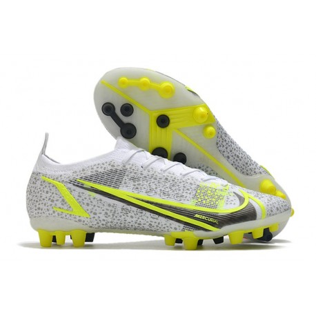 Nike Mercurial Vapor XIV Elite AG-Pro Silver Safari - Vit Svart Silver