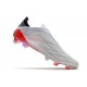 Fotbollsskor adidas X Speedflow+ FG Biały Żelazo Czerwony 