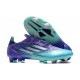Ny adidas X Speedflow.1 FG Champions Code - Lila Silver Turkos