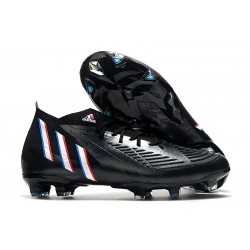 Fotbollsskor adidas Predator Edge.1 FG Edge of Darkness - Svart Vit Röd