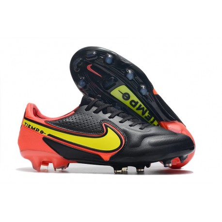 Nike Tiempo Legend IX Elite FG Ny Svart Röd Gul