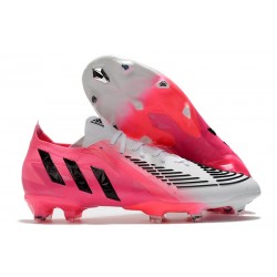 adidas Predator Edge.1 Low FG Herr Unite Football - Rosa Svart Vit