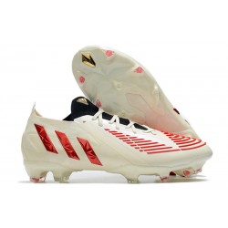 adidas Predator Edge.1 Low FG Herr Vit Röd