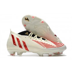 Fotbollsskor adidas Predator Edge.1 FG Vit Röd