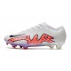 Nike Fotbollssko för gräs Zoom Mercurial Vapor Elite FG Vit Röd