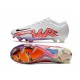 Nike Fotbollssko för gräs Zoom Mercurial Vapor Elite FG Vit Röd