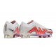 Nike Fotbollssko för gräs Zoom Mercurial Vapor Elite FG Vit Röd