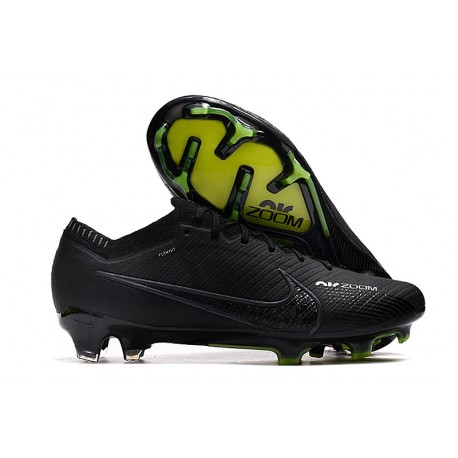 Nike Fotbollssko för gräs Zoom Mercurial Vapor Elite FG Shadow - Svart Grå Vit Neon
