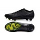 Nike Fotbollssko för gräs Zoom Mercurial Vapor Elite FG Shadow - Svart Grå Vit Neon