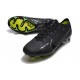 Nike Fotbollssko för gräs Zoom Mercurial Vapor Elite FG Shadow - Svart Grå Vit Neon