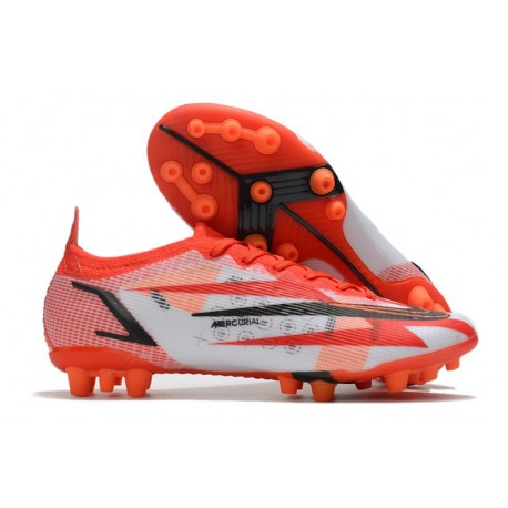 Nike Mercurial Vapor XIV Elite AG-Pro CR7 Spark Positivity - Röd Svart Vit Orange