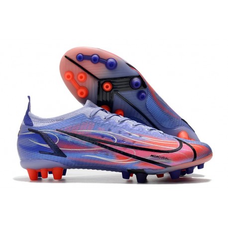 Nike Mercurial Vapor XIV Elite AG-Pro KM Flames - Lila Silver