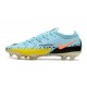 Fotbollsskor Nike Phantom GT II Elite FG Lucent - Turkos Svart Gul