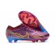 Nike Fotbollssko för gräs Zoom Mercurial Vapor Elite FG Mbappé Röd Guld