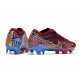 Nike Fotbollssko för gräs Zoom Mercurial Vapor Elite FG Mbappé Röd Guld