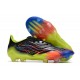 adidas Fotbollsskor Predator Edge.1 L FG Al Rihla - Svart Turkos Gul