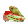 Nike Mercurial Superfly 8 Elite SG-Pro AC Grön Röd