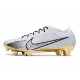 Nike Fotbollssko för gräs Zoom Mercurial Vapor Elite FG Vit Guld