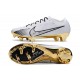 Nike Fotbollssko för gräs Zoom Mercurial Vapor Elite FG Vit Guld