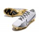 Nike Fotbollssko för gräs Zoom Mercurial Vapor Elite FG Vit Guld