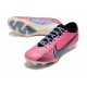 Nike Fotbollssko för gräs Zoom Mercurial Vapor Elite FG Rosa Silver