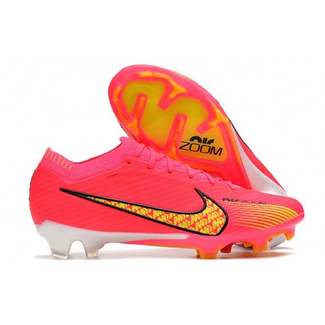 Nike Fotbollssko för gräs Zoom Mercurial Vapor Elite FG Röd Gul