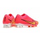 Nike Fotbollssko för gräs Zoom Mercurial Vapor Elite FG Röd Gul