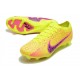 Nike Fotbollssko för gräs Zoom Mercurial Vapor Elite FG Gul Rosa