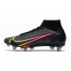 Nike Mercurial Superfly 8 Elite SG-Pro AC Black x Prism - Svart Gul Röd