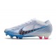 Nike Air Zoom Mercurial Vapor 15 Elite FG Vit Blå