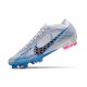 Nike Air Zoom Mercurial Vapor 15 Elite FG Vit Blå