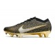 Nike Air Zoom Mercurial Vapor 15 Elite FG Svart Guld Silver