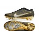 Nike Air Zoom Mercurial Vapor 15 Elite FG Svart Guld Silver