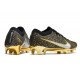 Nike Air Zoom Mercurial Vapor 15 Elite FG Svart Guld Silver