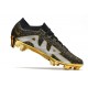 Nike Air Zoom Mercurial Vapor 15 Elite FG Svart Guld Silver