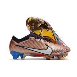 Nike Air Zoom Mercurial Vapor 15 Elite SE X Mbappe Guld FG