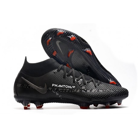 Fotbollsskor Nike Phantom GT II DF Elite FG Shadow - Svart Grå Vit