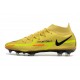 Fotbollsskor Nike Phantom GT II DF Elite FG Gul